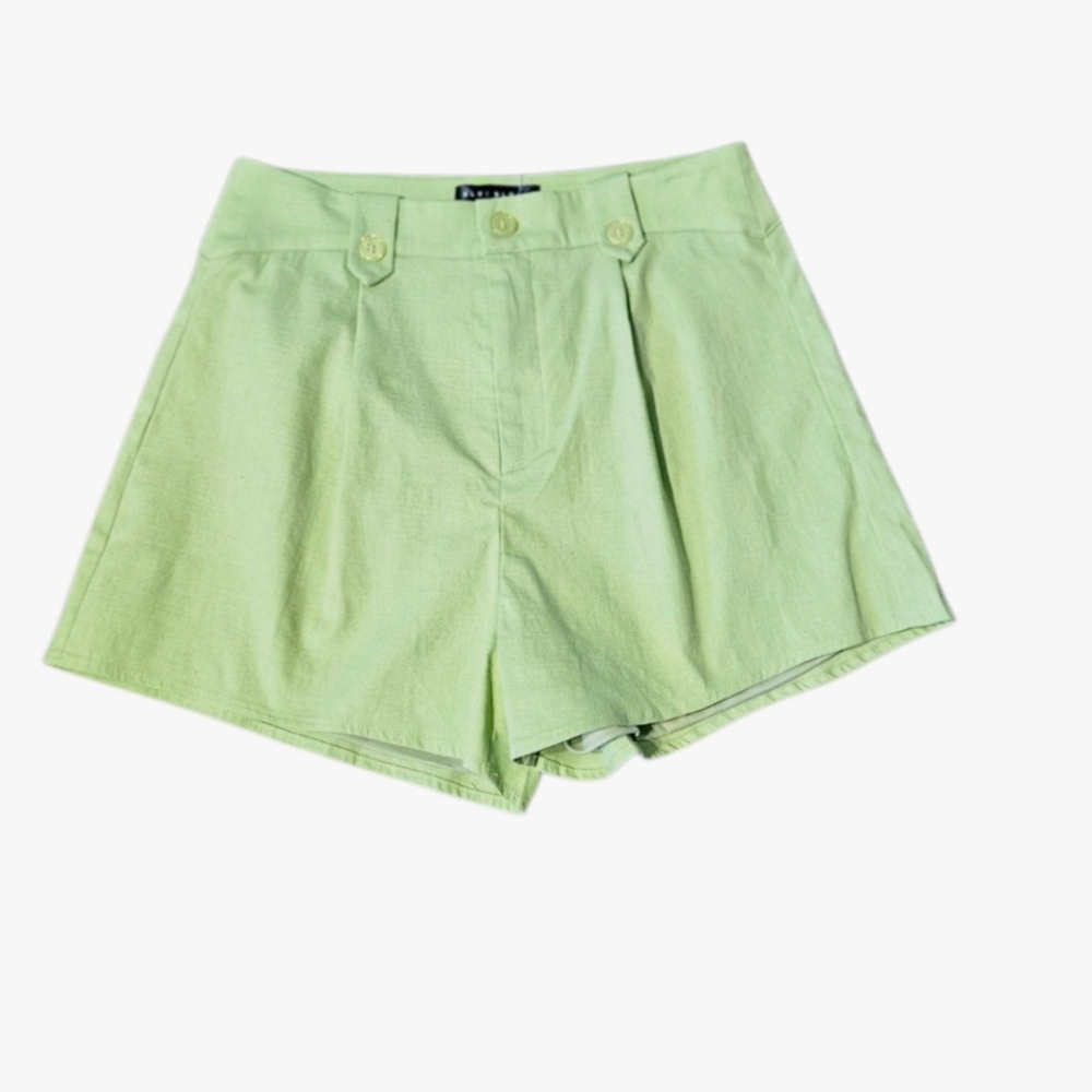 Blue Blush Women's Light Green Women's Shorts Size M